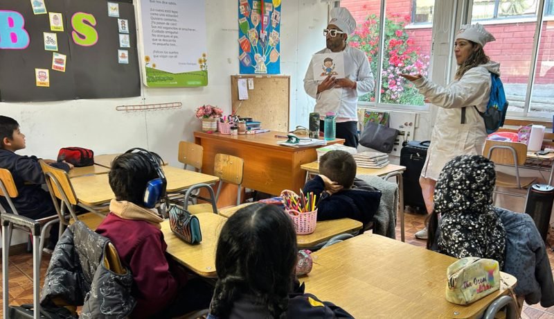 súper sano de sopraval transforma educación en escuela la peña, nogales
