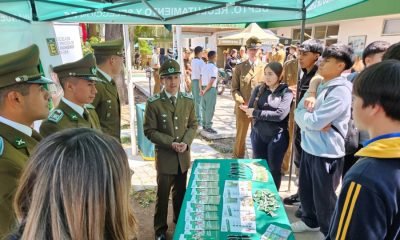 jóvenes exploraron carrera policial en expo carabineros aconcagua
