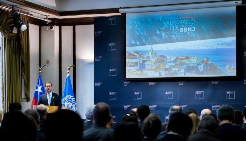 Canciller Francisco Pérez Mackenna presenta la candidatura de Valparaíso para la secretaría del Acuerdo BBNJ
