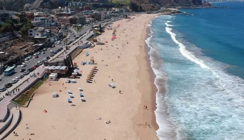 viña del mar: temporada de playas 2026 segura y sin comercio ilegal