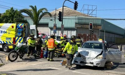 colisión en quillota: un lesionado en avenida condell