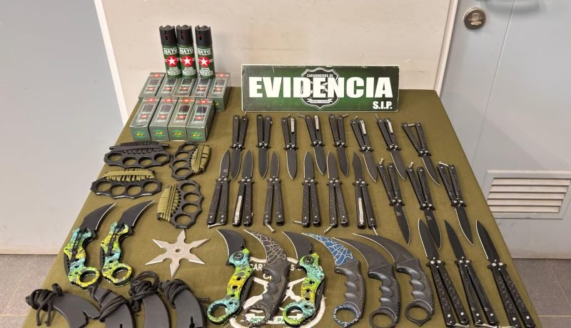venta ilegal de armas en feria navideña de limache: un detenido