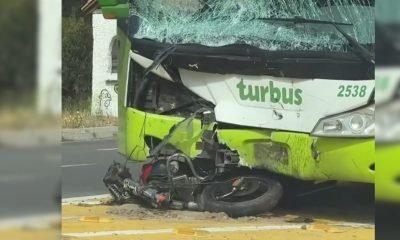 accidente fatal en quilpué: motociclista muere en choque con bus turbus