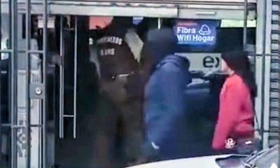 seis detenidos por turbazo a tienda entel en los andes