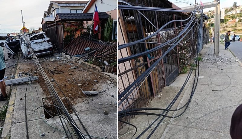 trágico accidente en viña del mar: un fallecido y cuatro heridos