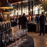 Feria de vinos y gastronomía en un recinto cubierto de Valparaíso