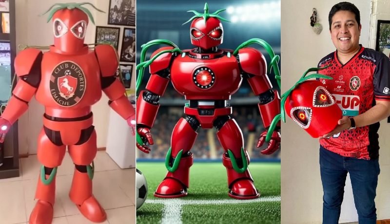 el "tomate mecánico" de limache: el cosplay viral que enamora a los hinchas