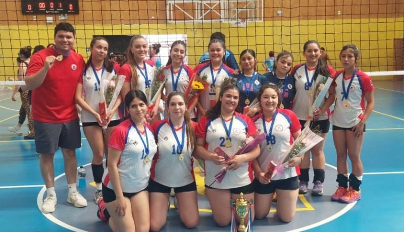cds vóleibol la calera sub 18 femenino: campeonas en san felipe
