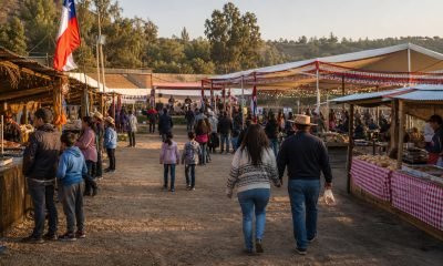 Fonda y ramada familiar durante Fiestas Patrias en Casablanca