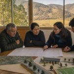 Vecinos revisan planos de iniciativas comunitarias para Lagunillas