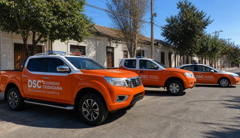 Vehículos de Seguridad Ciudadana de la Municipalidad de Casablanca
