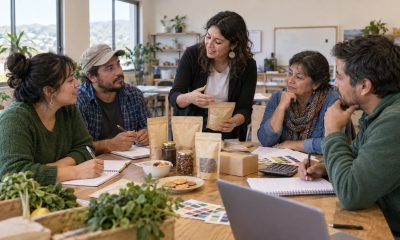 Emprendedores participan en una capacitación práctica sobre productos y precios